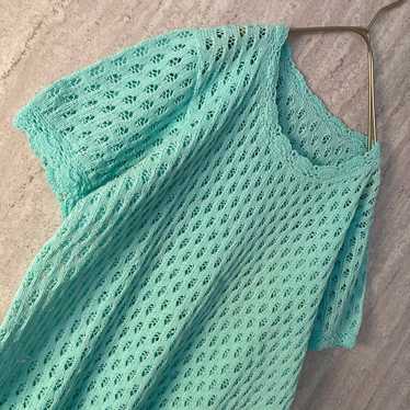 Vintage classic antique knitted half-sleeve sweate