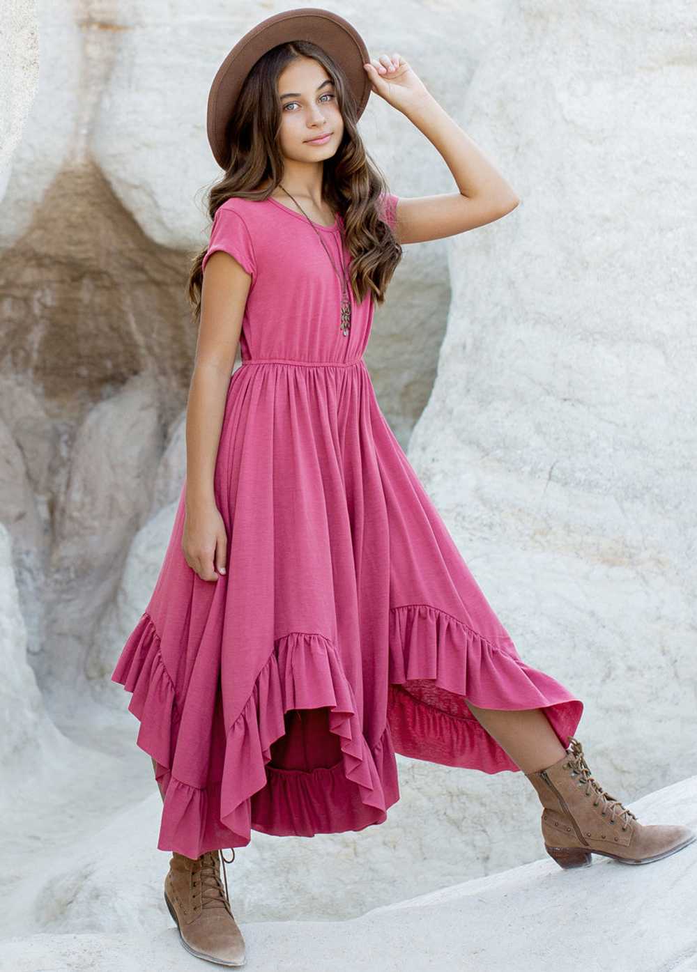 Joyfolie Canyon Jumpsuit in Pink Rosette - image 3