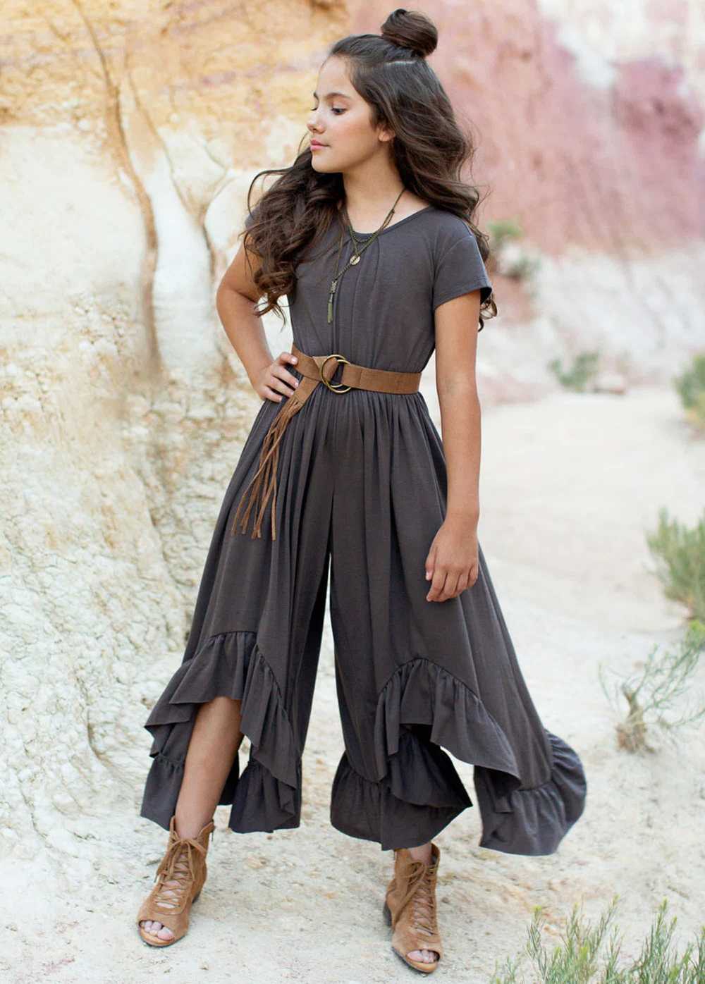 Joyfolie Canyon Jumpsuit in Cinder - image 1