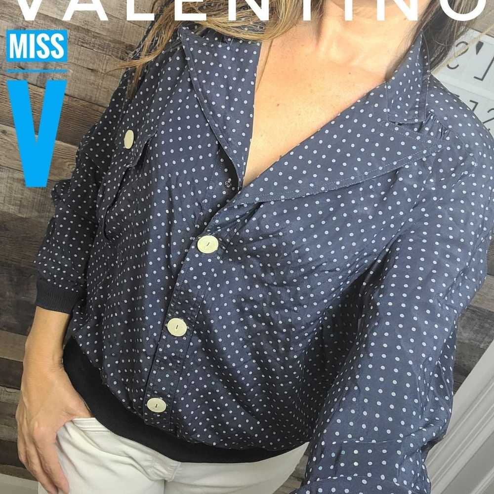 Valentino Miss V blouse sz 44/6-8 - image 1