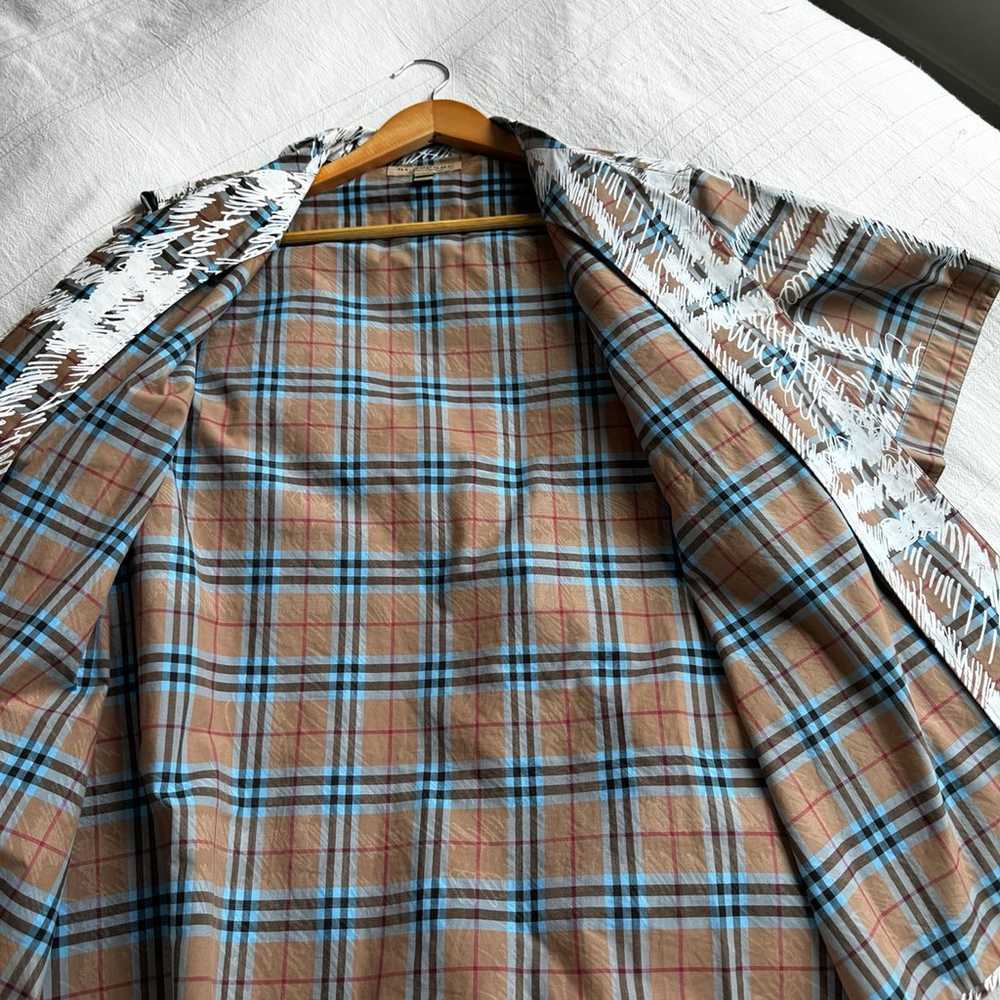 Burberry Check Print Shirt ( US 8 ) - image 7