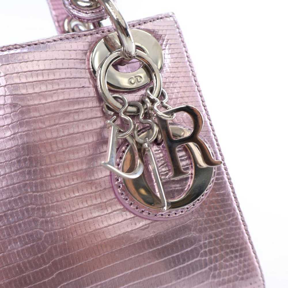 Dior Lady Dior leather mini bag - image 3