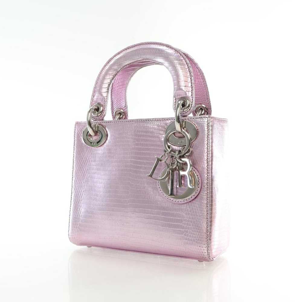 Dior Lady Dior leather mini bag - image 6