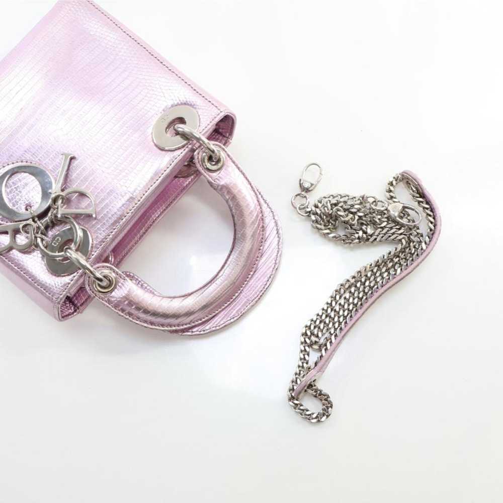 Dior Lady Dior leather mini bag - image 8