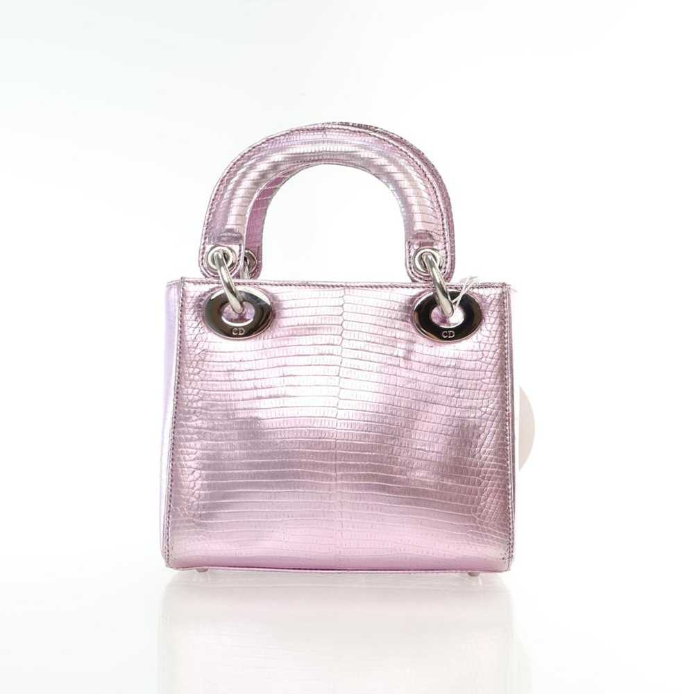 Dior Lady Dior leather mini bag - image 9