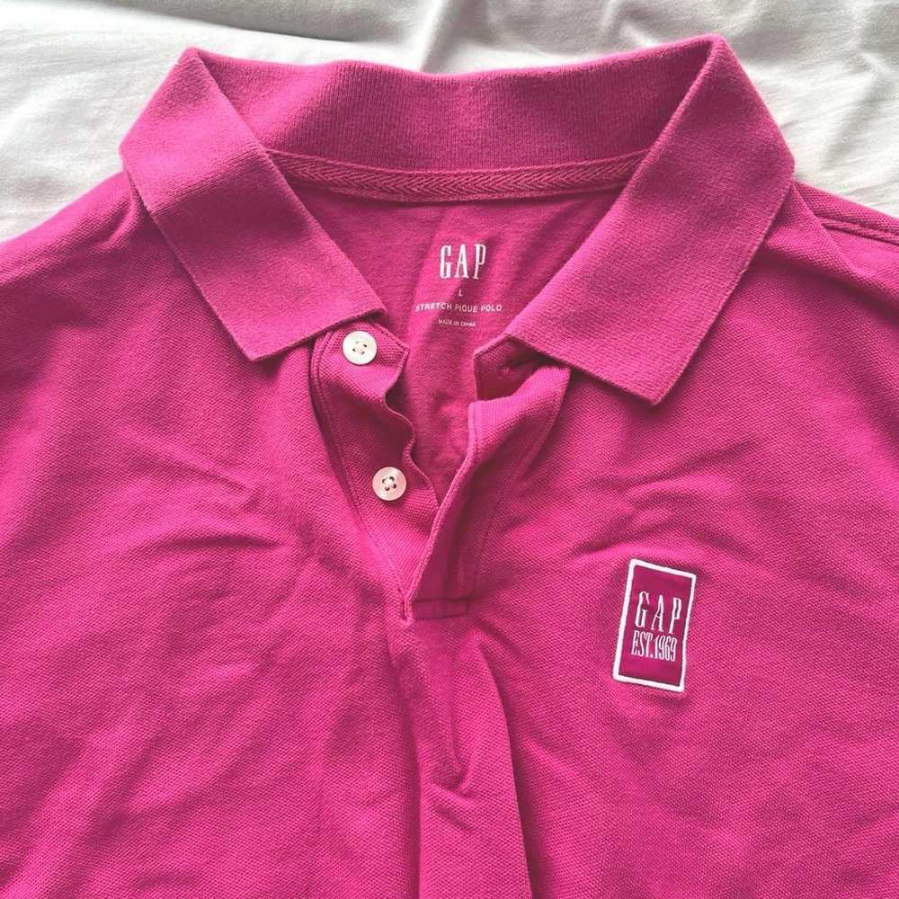 GAP Pink Polo Shirt【Vintage】 - image 3