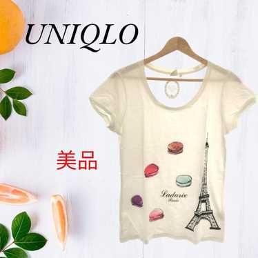 UNIQLO top T-shirts Cut and sewn LADUREE collabora