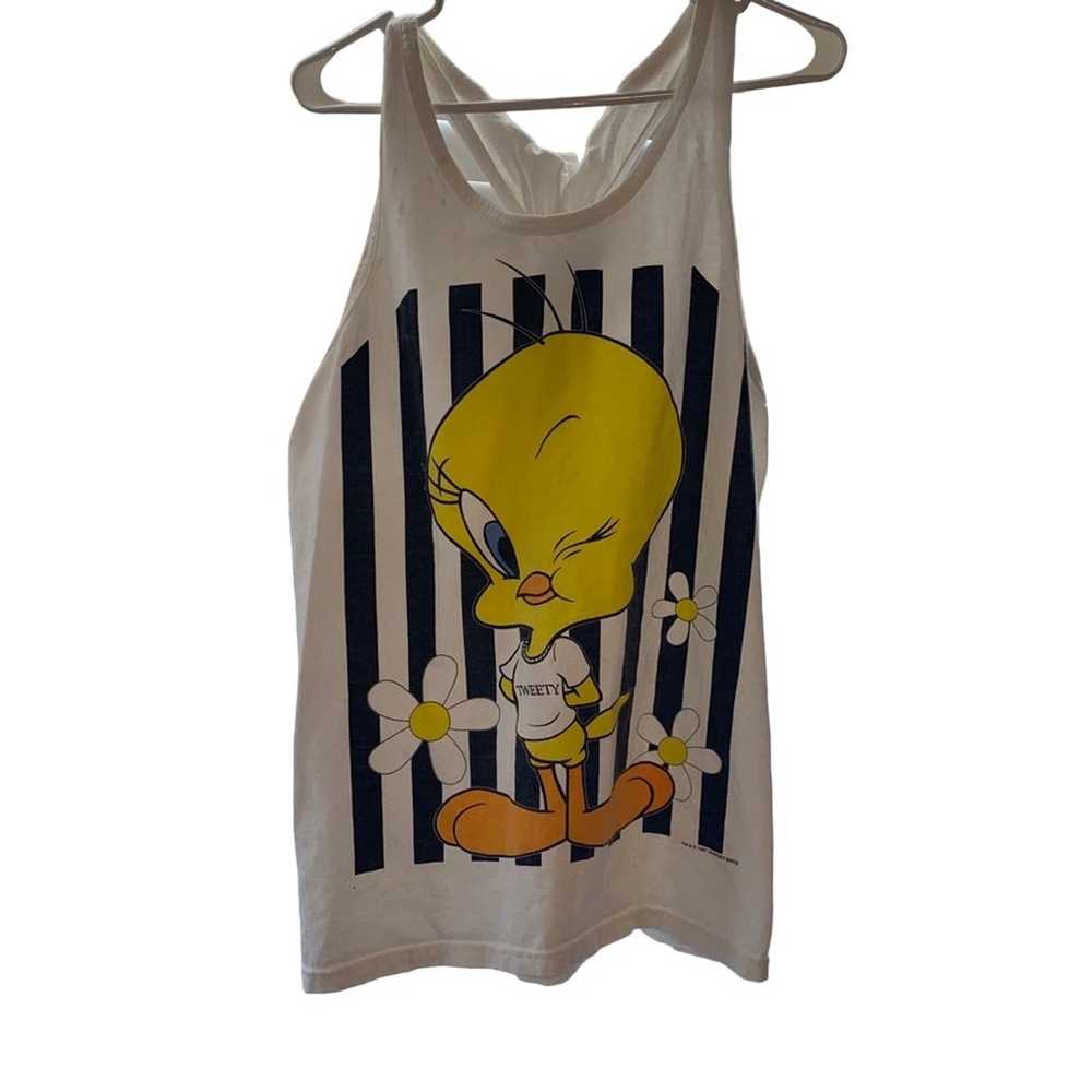 VNTG Looney Tunes Tweedy Bird tank Sz L - image 1