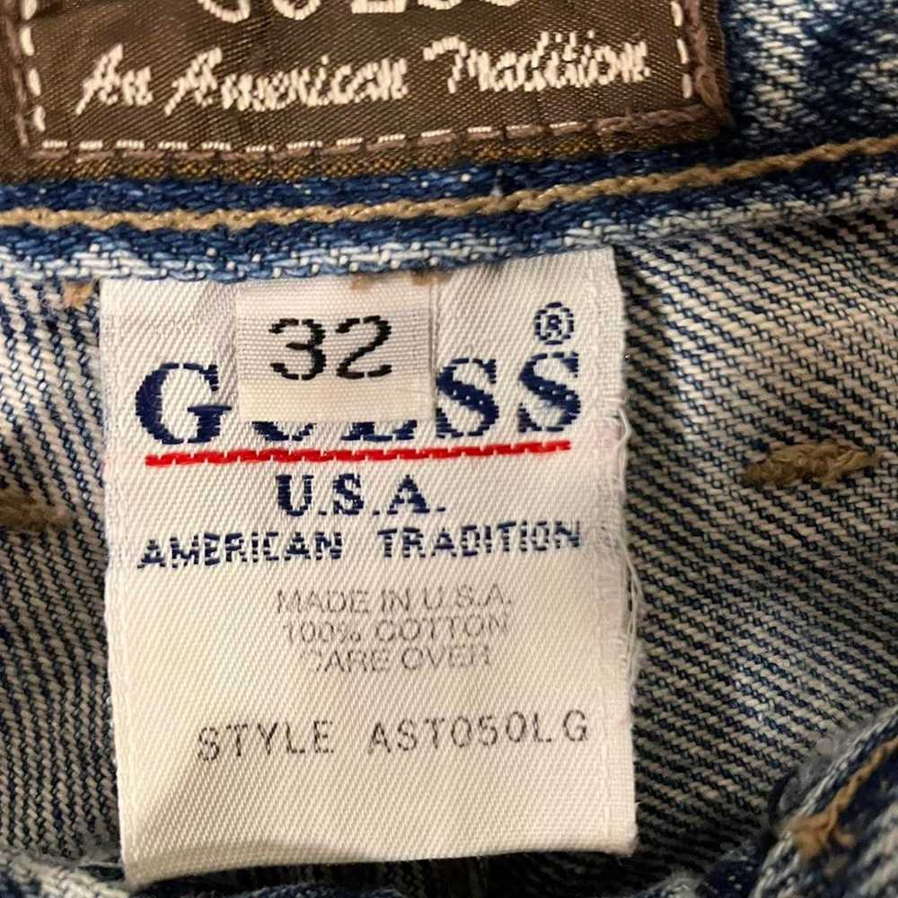 Guess × Vintage Vintage 80s Guess Jeans Light Was… - image 3