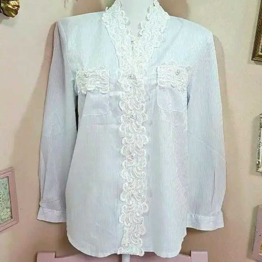 A very rare and elegant shirt with vintage Japane… - image 1