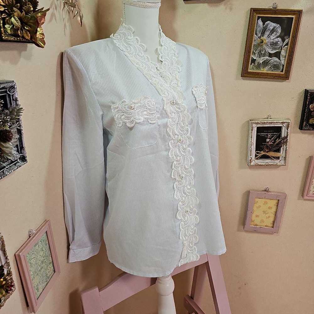 A very rare and elegant shirt with vintage Japane… - image 2