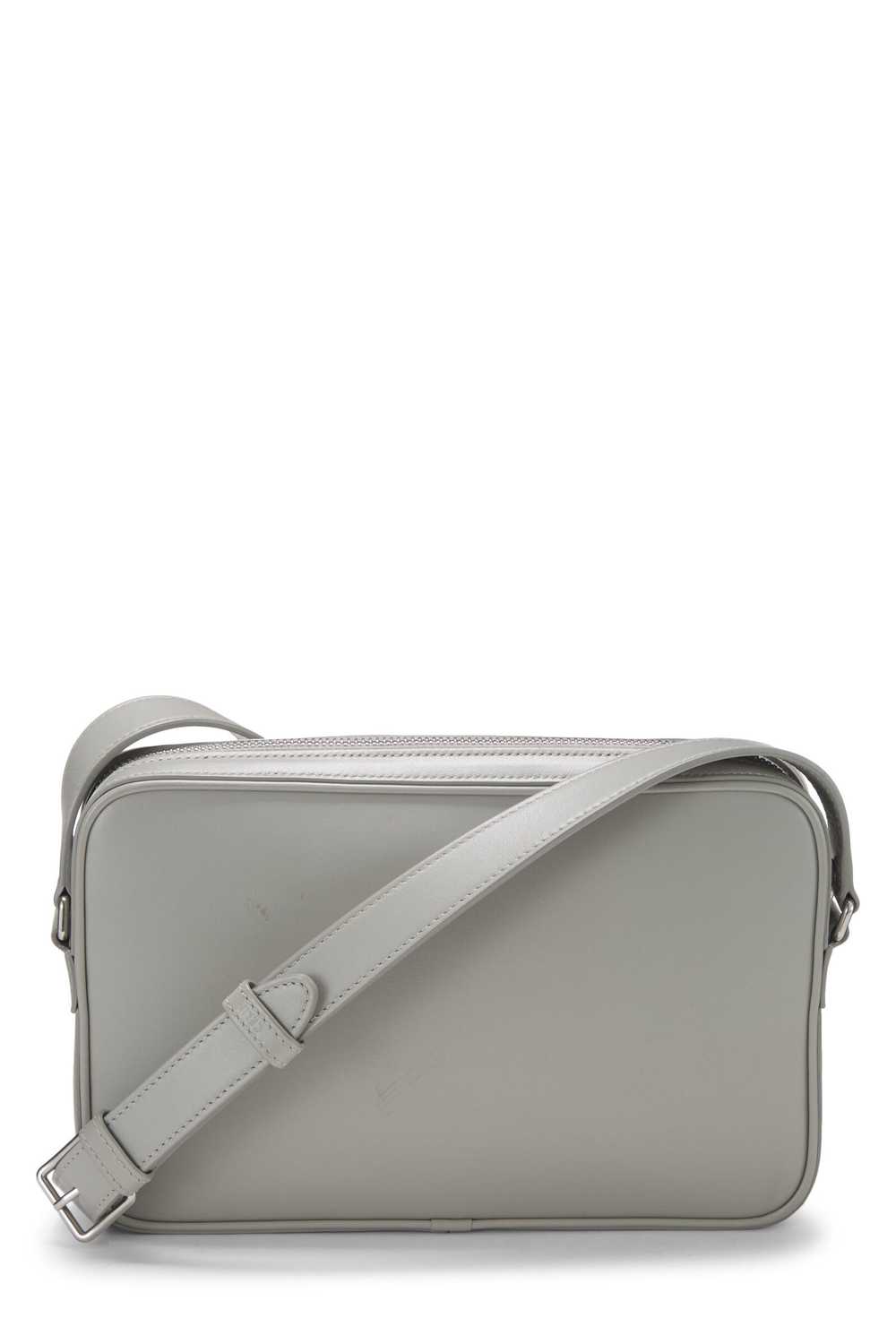 Grey Calfskin Logo Messenger Medium - image 4