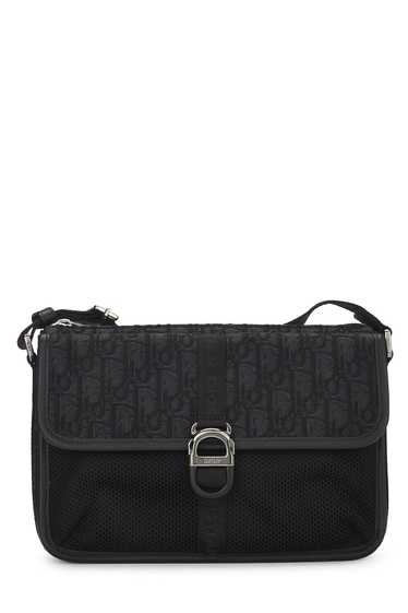 Black Oblique Jacquard Dior 8 Messenger