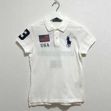 "Polo Ralph Lauren" Ladies' Polo Shirt White Cott… - image 1