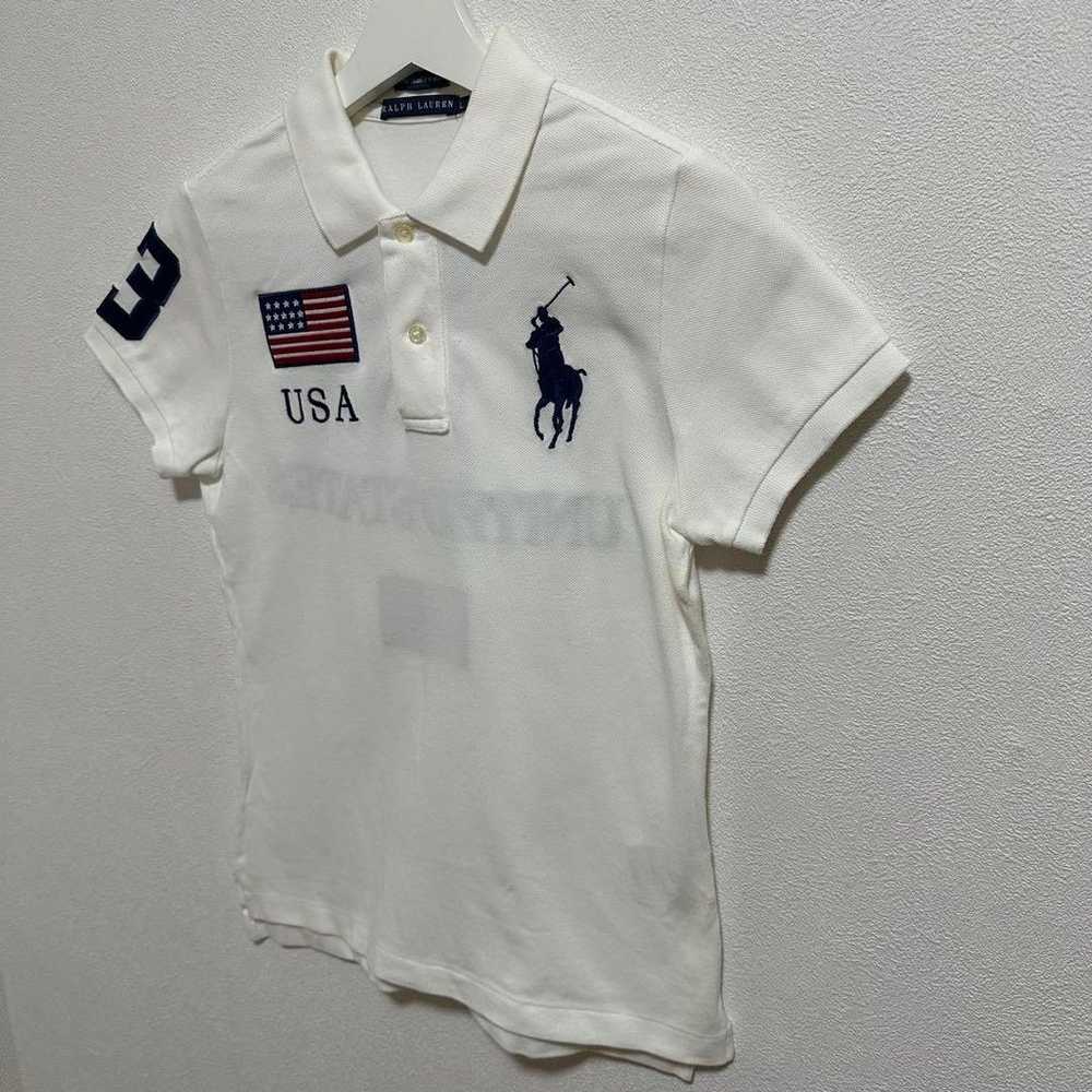 "Polo Ralph Lauren" Ladies' Polo Shirt White Cott… - image 7