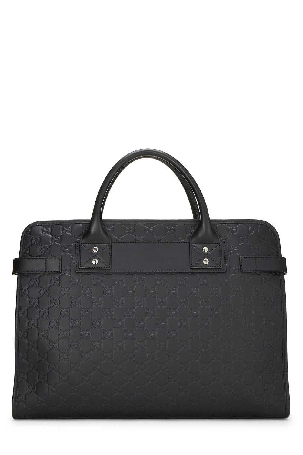 Black Guccissima Briefcase - image 4