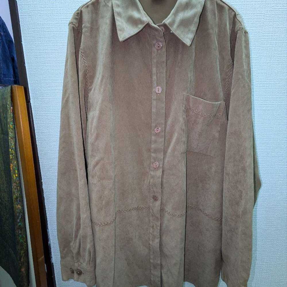 Vintage US Suede Western Shirt - image 1