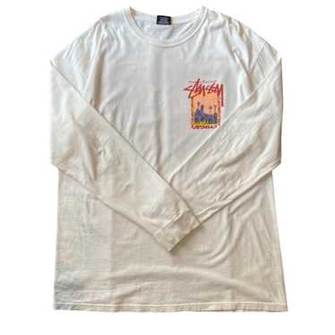 ☆90s-00s STUSSY printed T-shirt Long-sleeve T-shi… - image 1