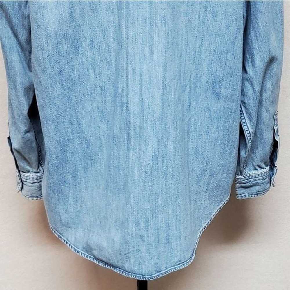 Vintage 1990s Lauren Ralph Lauren Chambray Stone … - image 11