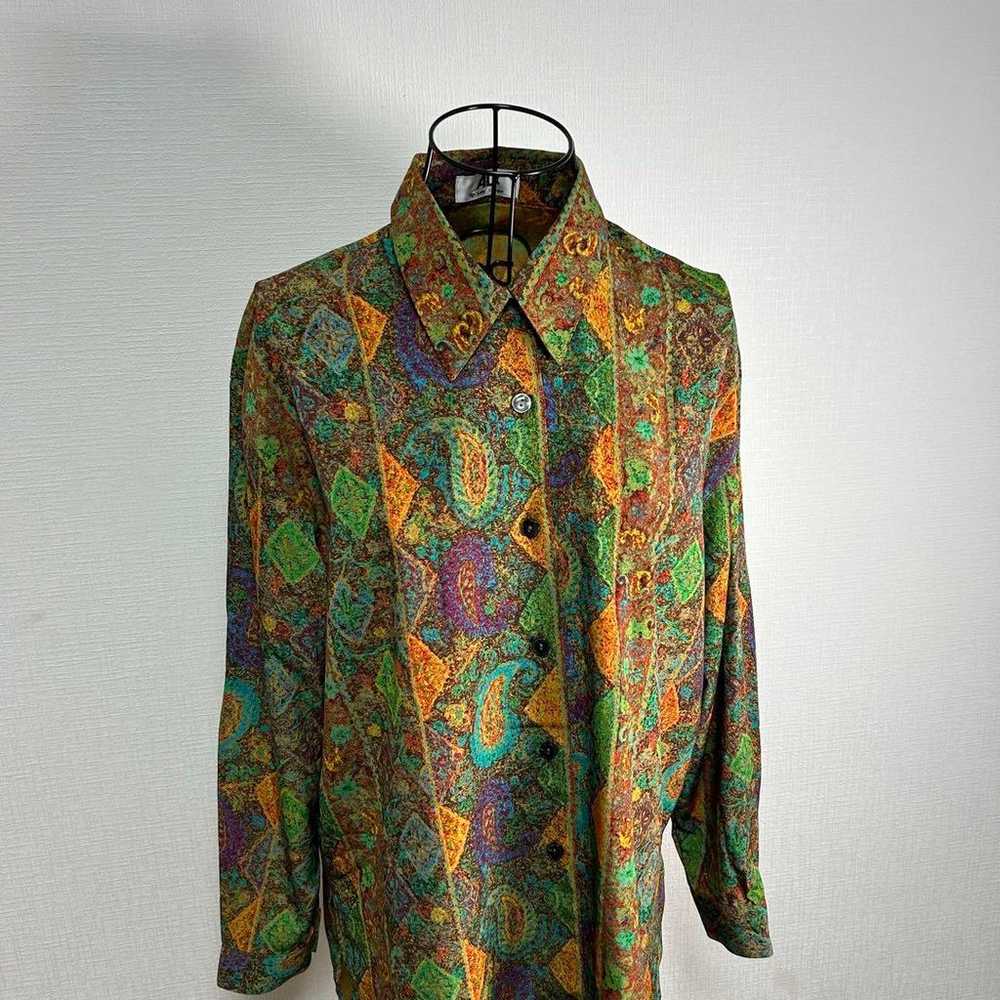 Vintage pattern geometric paisley ladies unisex s… - image 4