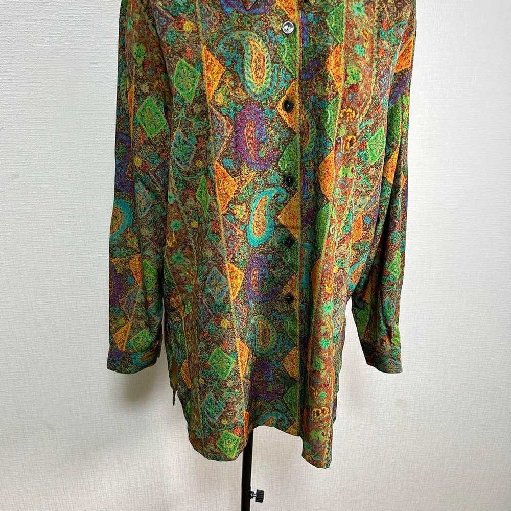 Vintage pattern geometric paisley ladies unisex s… - image 5