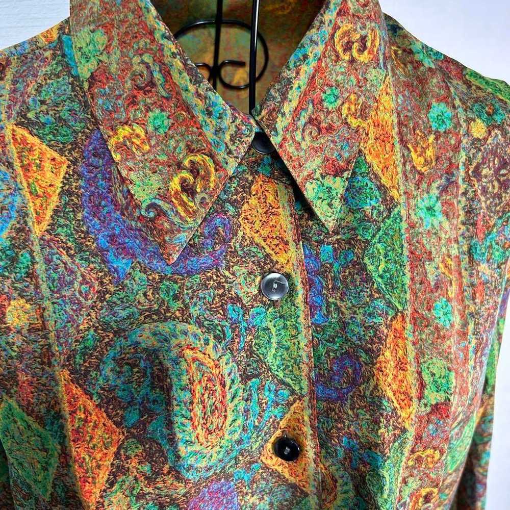 Vintage pattern geometric paisley ladies unisex s… - image 7