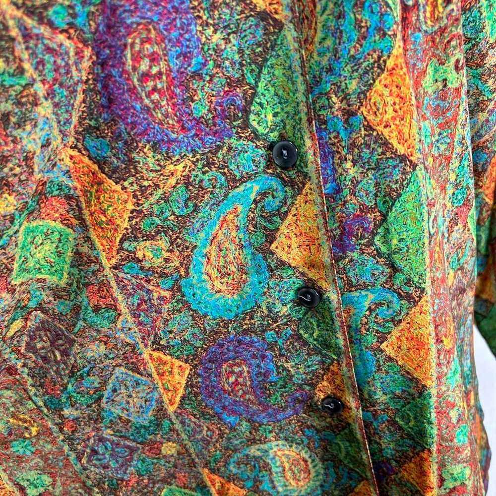 Vintage pattern geometric paisley ladies unisex s… - image 8