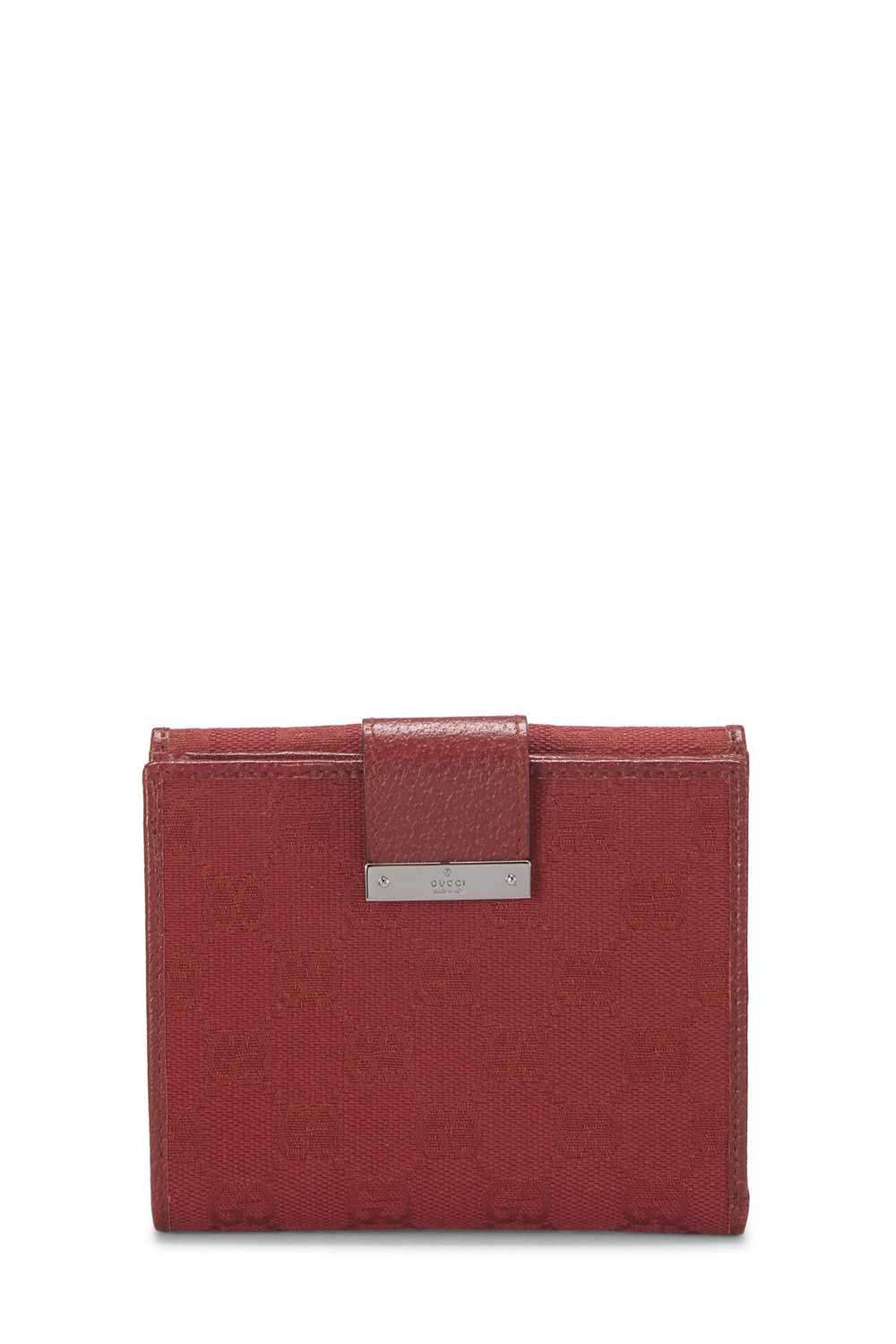 Red Original GG Canvas Compact Wallet - image 1