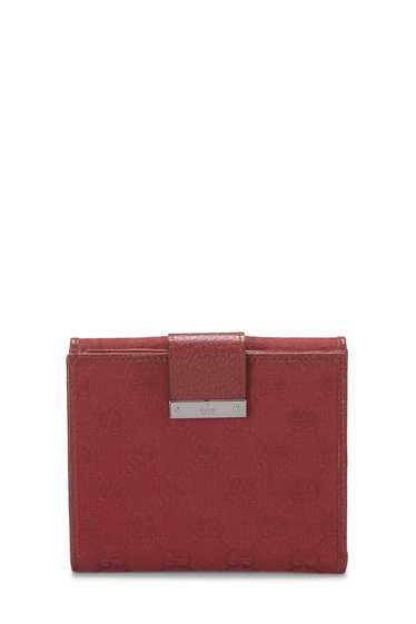 Red Original GG Canvas Compact Wallet - image 1