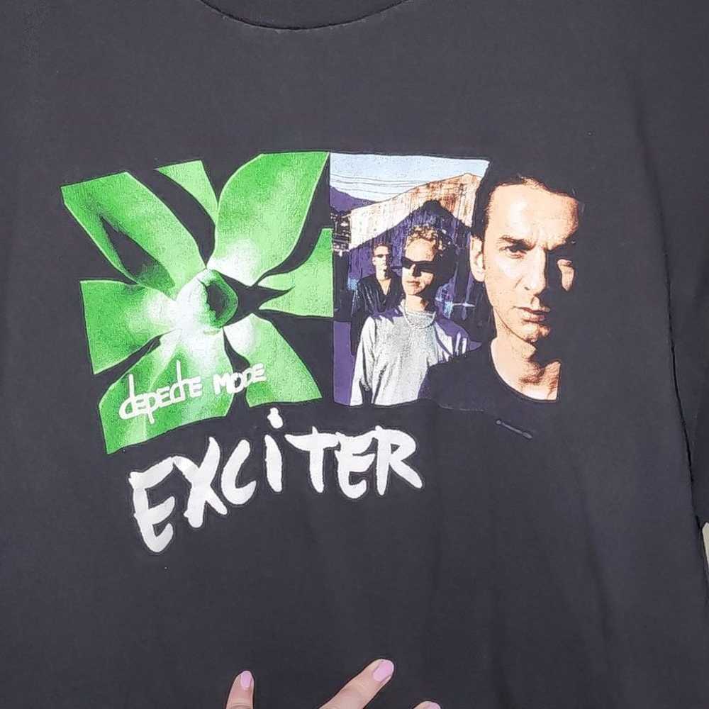 Vintage Depeche Mode Exciter 2001 Concert T-shirt… - image 2