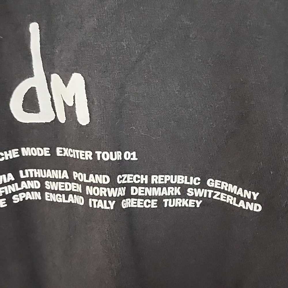 Vintage Depeche Mode Exciter 2001 Concert T-shirt… - image 9