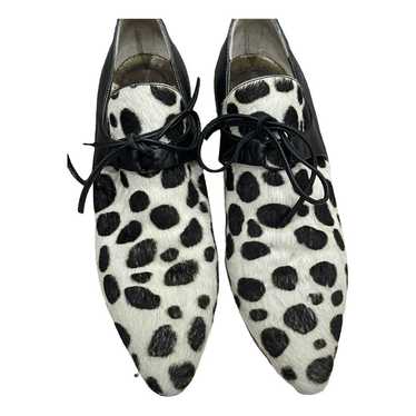 Yves Saint Laurent Pony-style calfskin mules & cl… - image 1