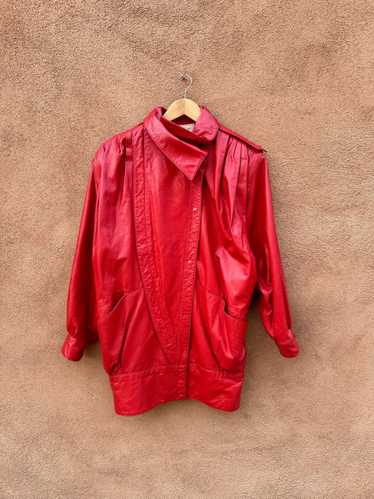 Dero Enterprises by Rocco New York Red Leather Jac