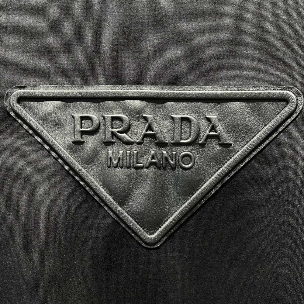 Product Details Prada Black Logo Patch Hoodie - image 5