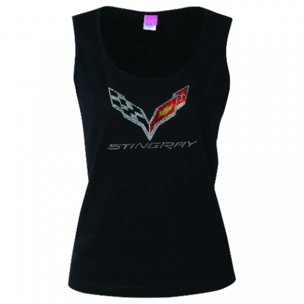 Women’s Vintage Corvette Stingray Rhinestone Tank - image 9