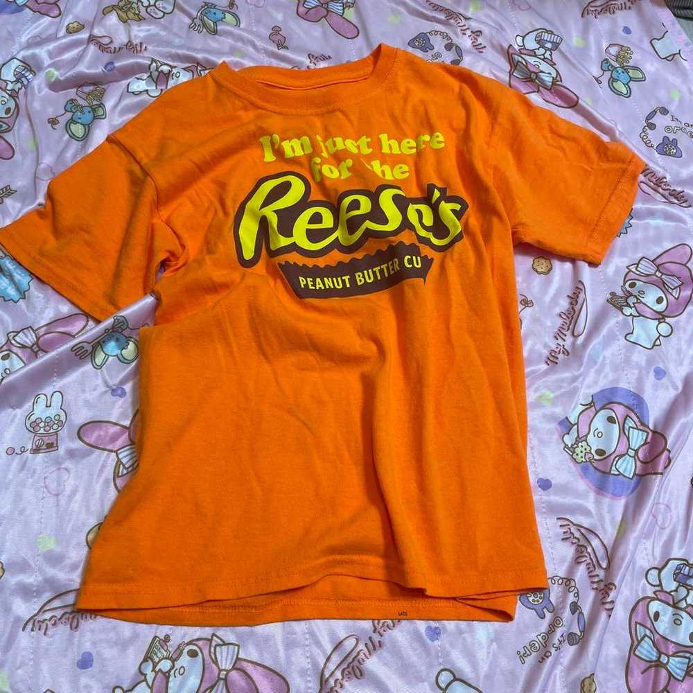 Vintage tight T-shirt REESE'S peanut butter cup c… - image 1