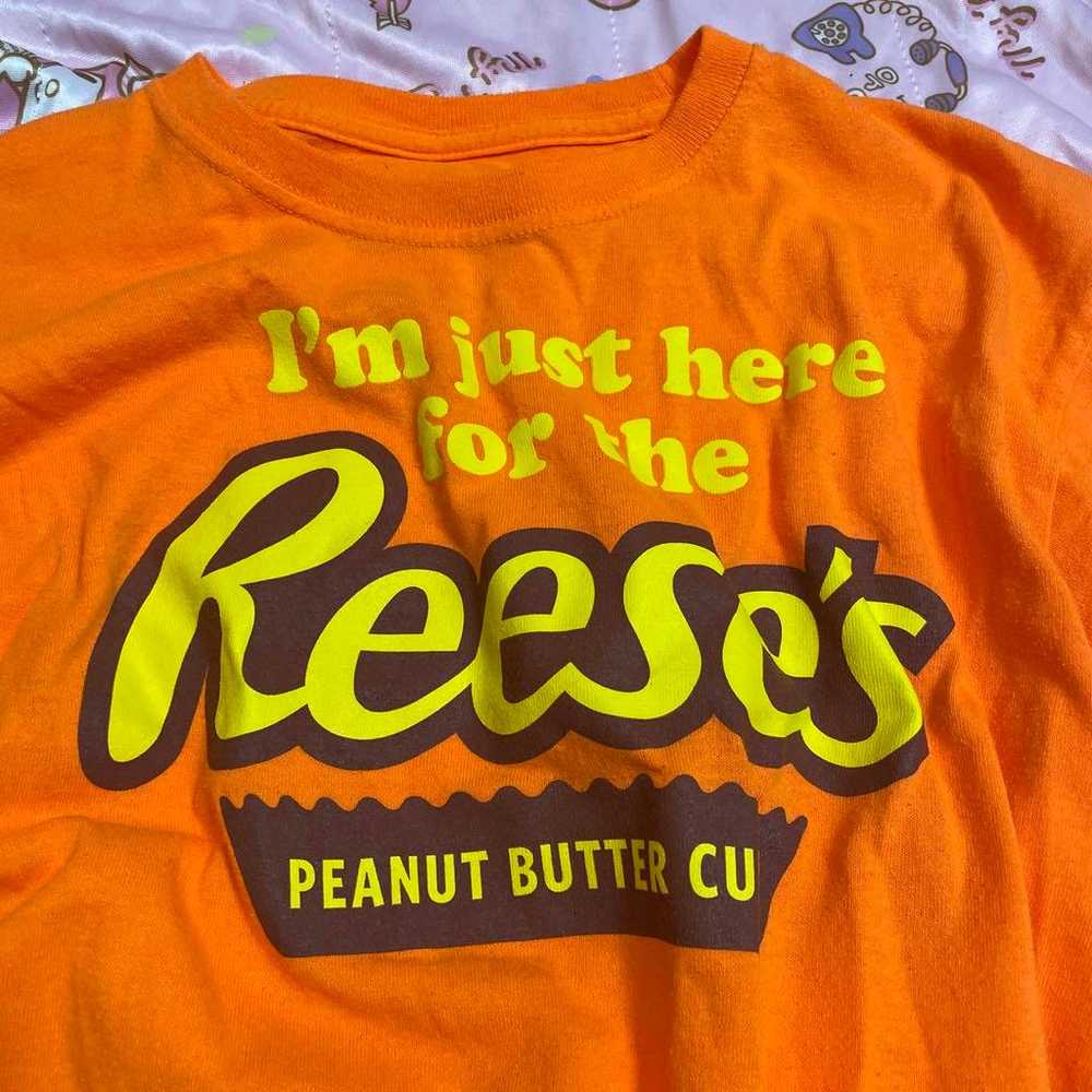 Vintage tight T-shirt REESE'S peanut butter cup c… - image 2