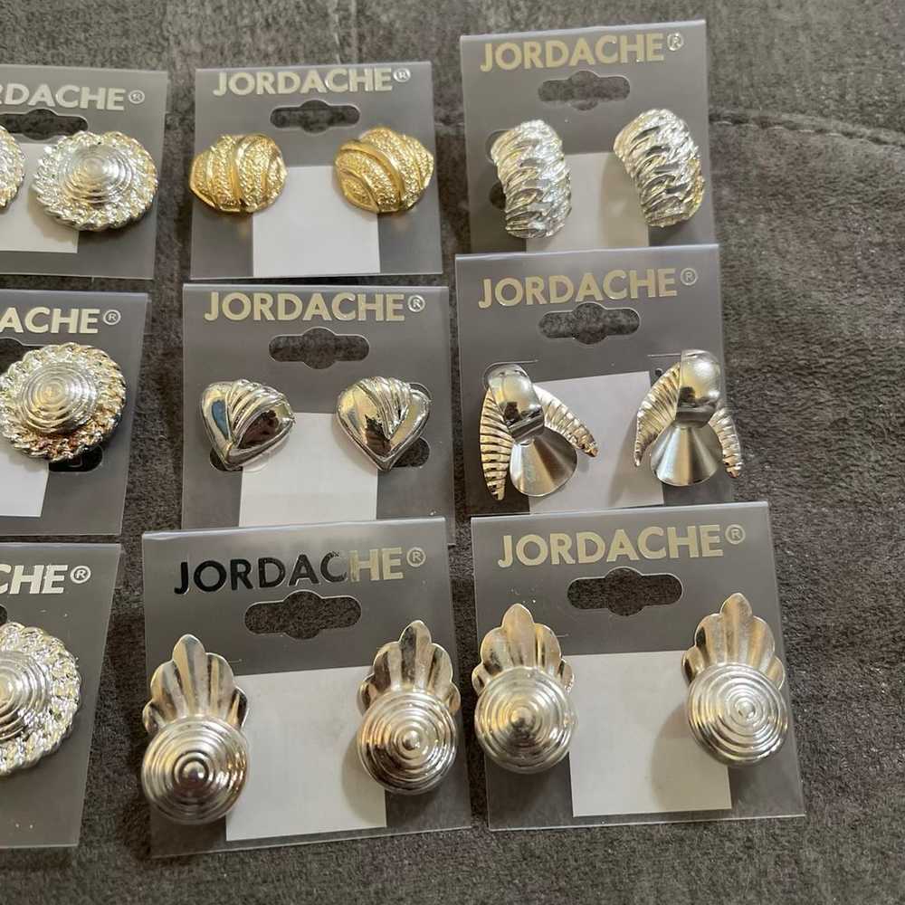 Jordache Vintage Earrings Set Of 9 - image 3