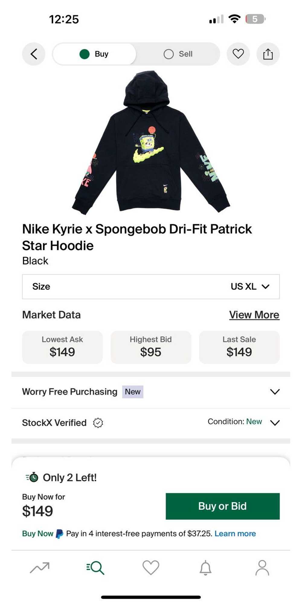 Nike Nike Kyrie x SpongeBob Dri-fit Patrick Star … - image 10