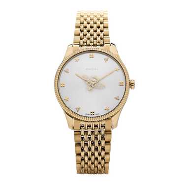 GUCCI Stainless Steel 36mm G-Timeless Bee Quartz … - image 1