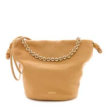 LOEWE Mellow Nappa Lambskin Flamenco Bucket Bag Sa