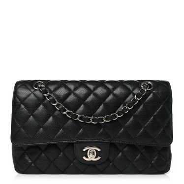 CHANEL Caviar Quilted Medium Double Flap Black - image 1