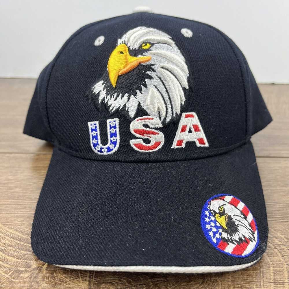 Other USA Hat Bald Eagle USA Black Hat Adjustable… - image 6