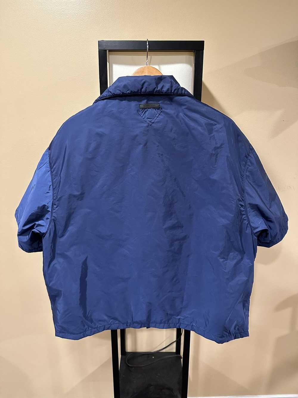 Prada Prada Blue FW18 Blue Nylon Gabardine Padded… - image 4