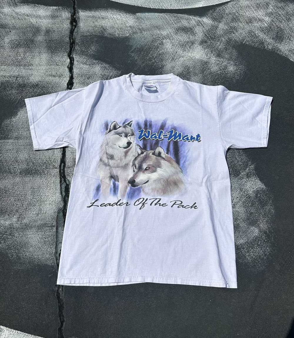 Tee × Vintage × Walmart Vintage Walmart Wolf Lead… - image 2