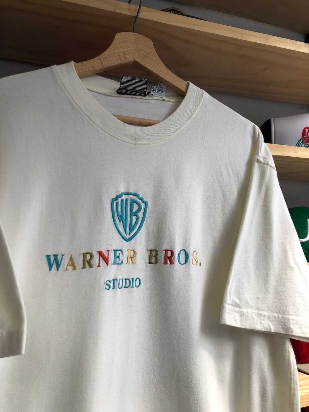 Vintage 1992 Warner Bros. Spellout Tee Size Large - image 2