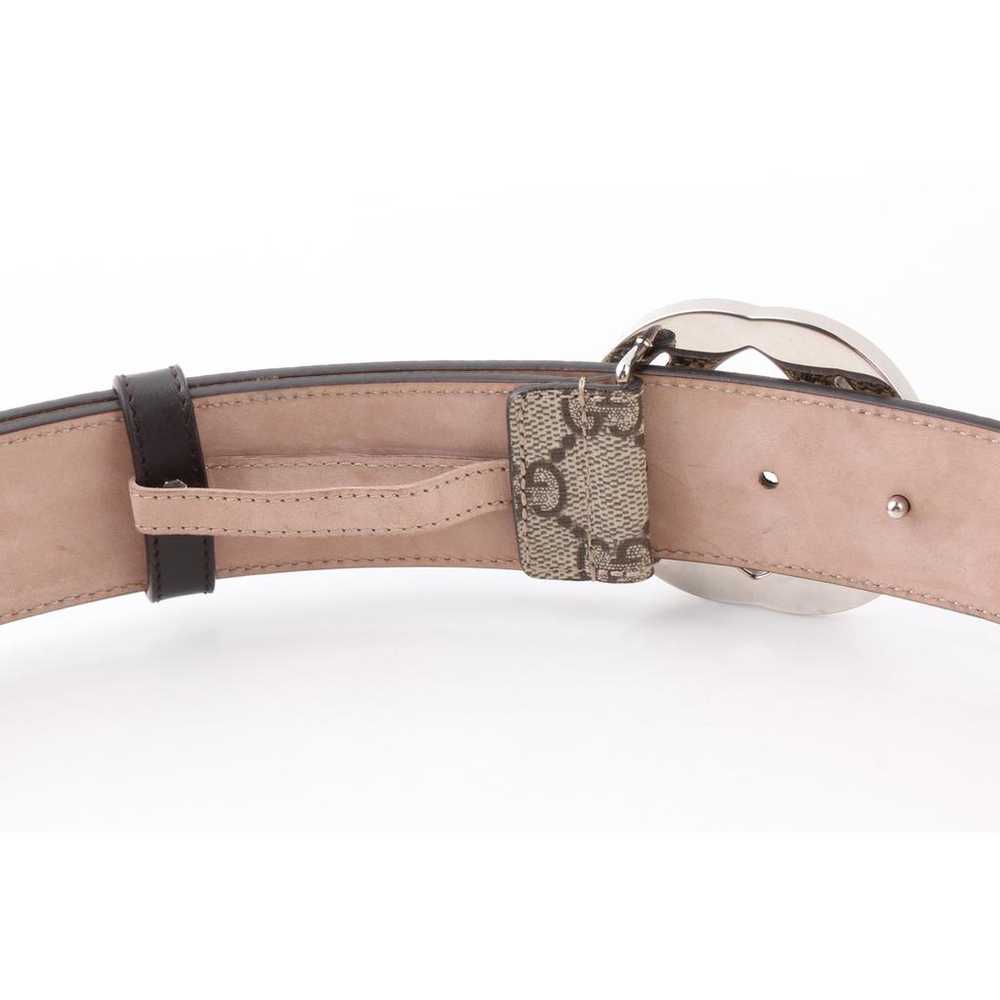 Gucci Interlocking Buckle cloth belt - image 9