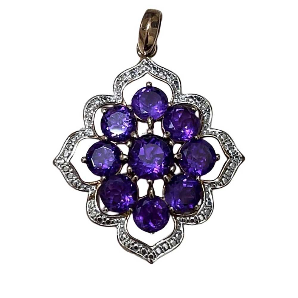 Gorgeous 925 Silver Amethyst Pendant! - image 1