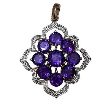 Gorgeous 925 Silver Amethyst Pendant! - image 1