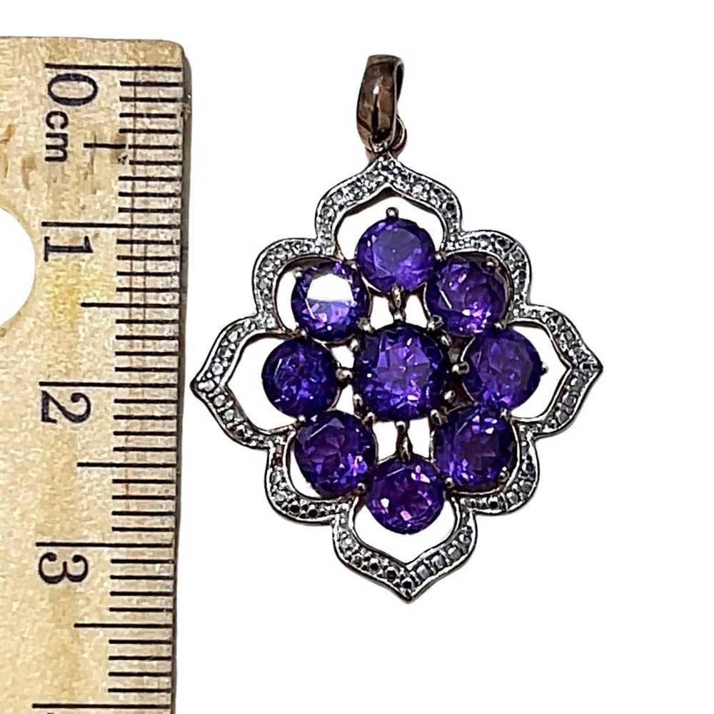 Gorgeous 925 Silver Amethyst Pendant! - image 2